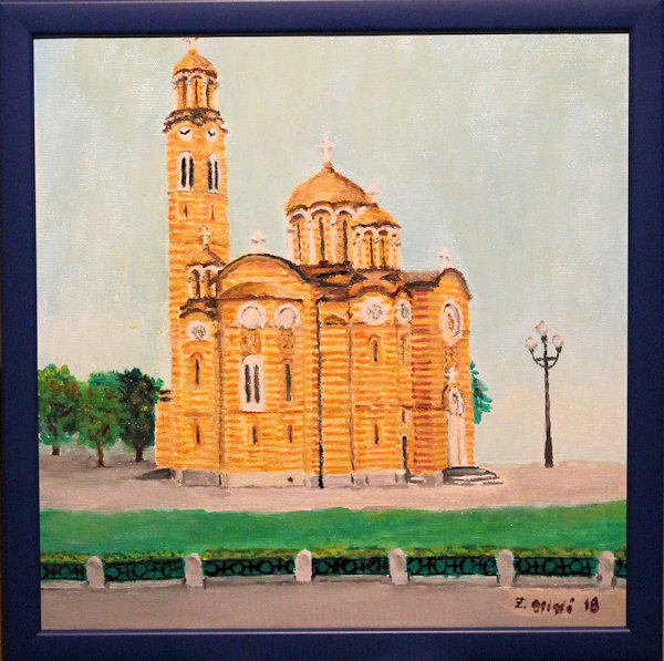 Church of Christ the Savior, Banja Luka, Oil on Canvas