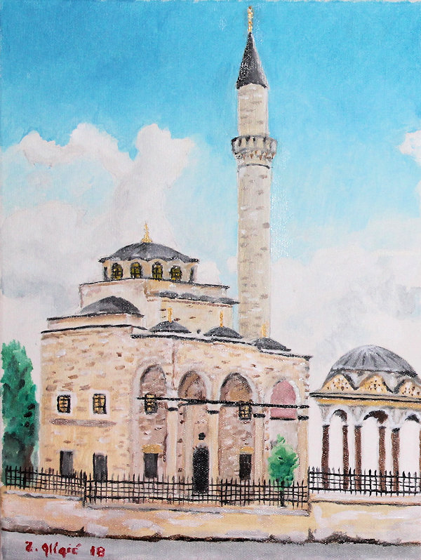 Ferhadija, oil on canvas