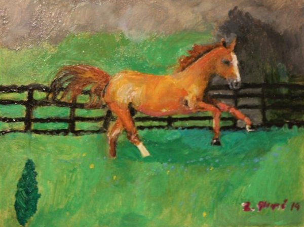 Horse, oil on canvas, 2014