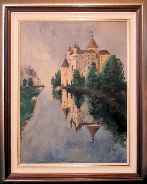 Castle, oil on canvas